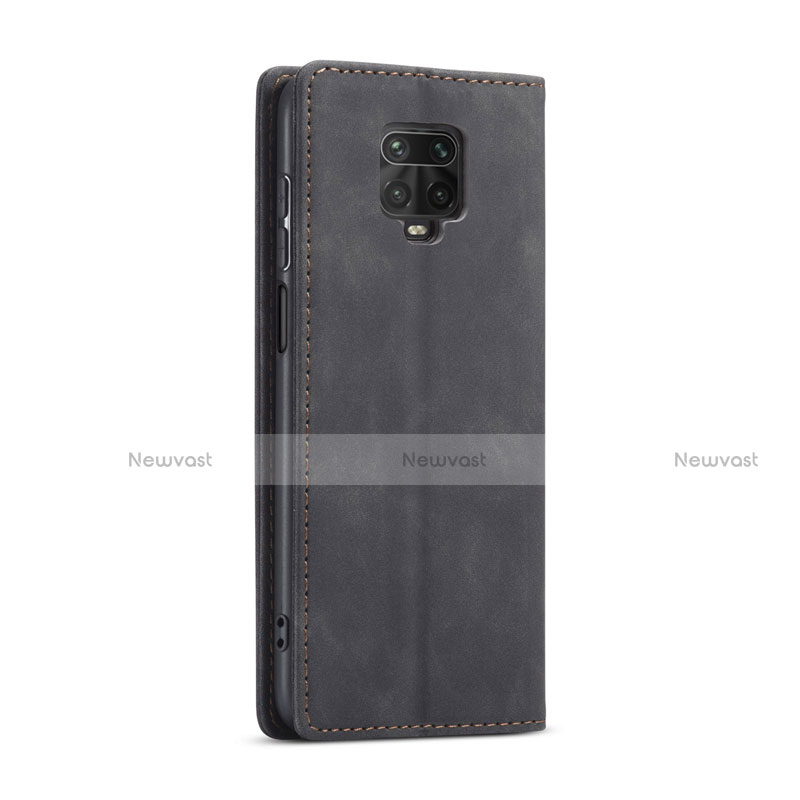 Leather Case Stands Flip Cover T03 Holder for Xiaomi Redmi Note 9 Pro