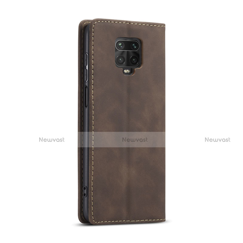 Leather Case Stands Flip Cover T03 Holder for Xiaomi Redmi Note 9 Pro