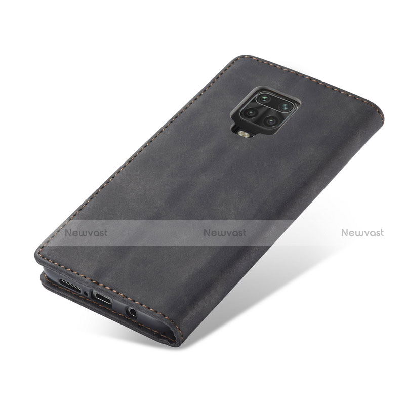 Leather Case Stands Flip Cover T03 Holder for Xiaomi Redmi Note 9S