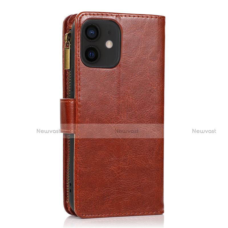 Leather Case Stands Flip Cover T04 Holder for Apple iPhone 12