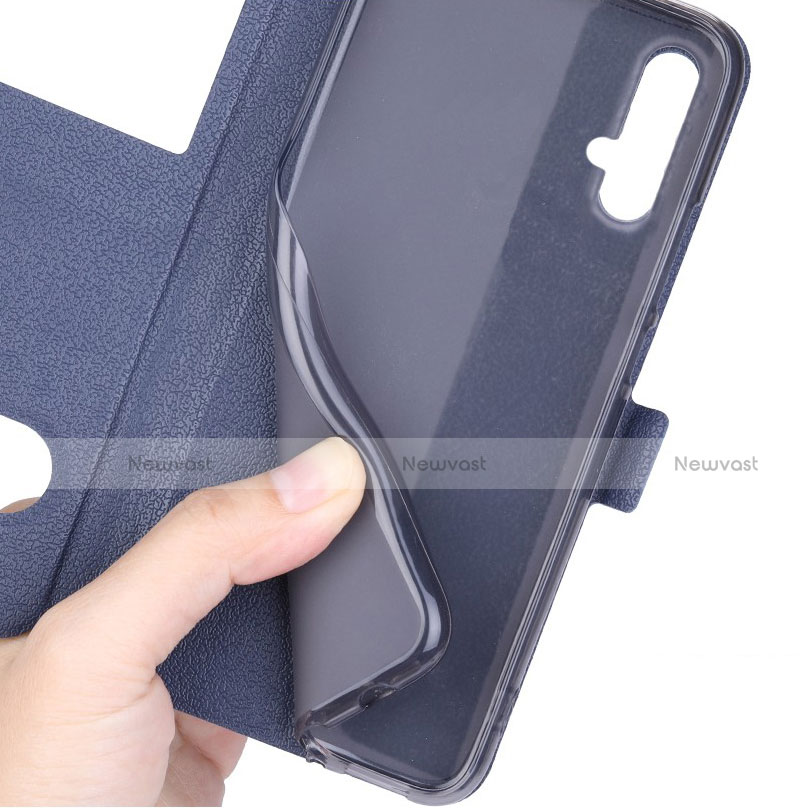 Leather Case Stands Flip Cover T04 Holder for Huawei Honor 20