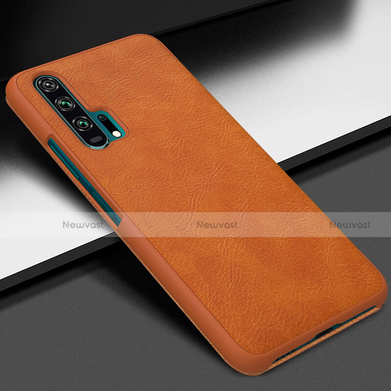 Leather Case Stands Flip Cover T04 Holder for Huawei Honor 20 Pro