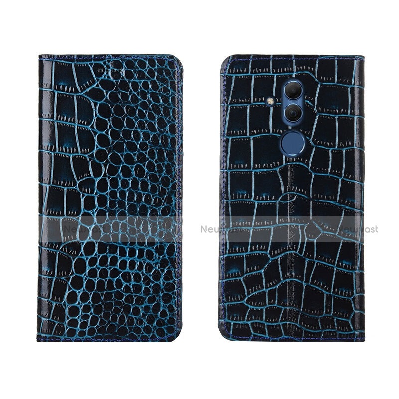 Leather Case Stands Flip Cover T04 Holder for Huawei Mate 20 Lite
