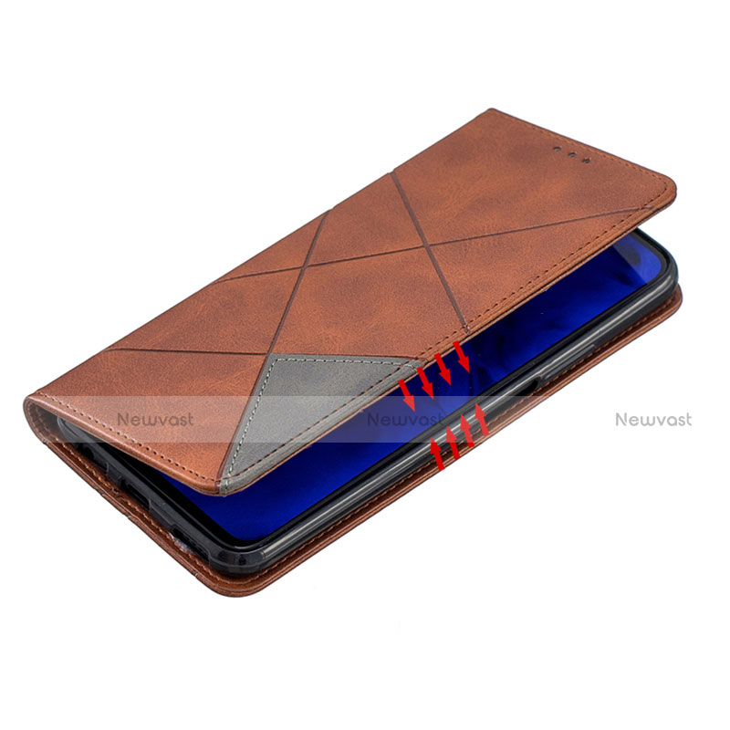 Leather Case Stands Flip Cover T04 Holder for Huawei Nova 7 SE 5G