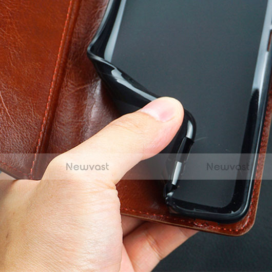 Leather Case Stands Flip Cover T04 Holder for Huawei P30 Lite