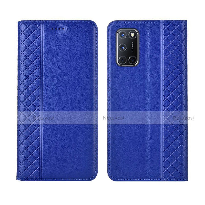 Leather Case Stands Flip Cover T04 Holder for Oppo A92