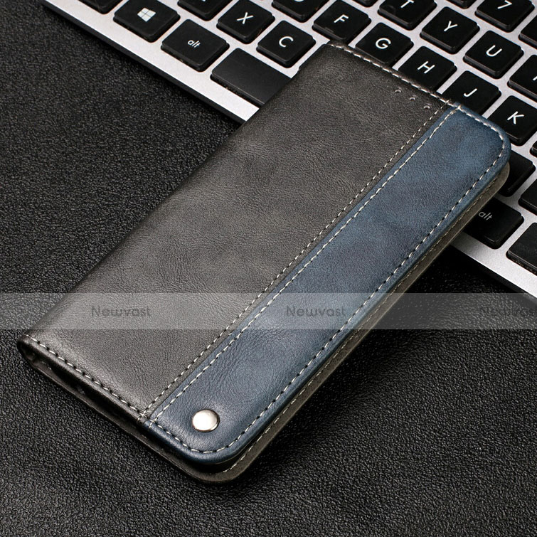 Leather Case Stands Flip Cover T04 Holder for Samsung Galaxy A90 5G