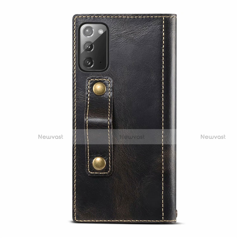 Leather Case Stands Flip Cover T04 Holder for Samsung Galaxy Note 20 5G