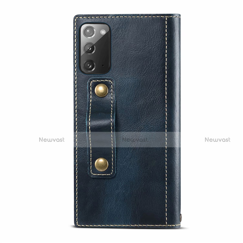 Leather Case Stands Flip Cover T04 Holder for Samsung Galaxy Note 20 5G