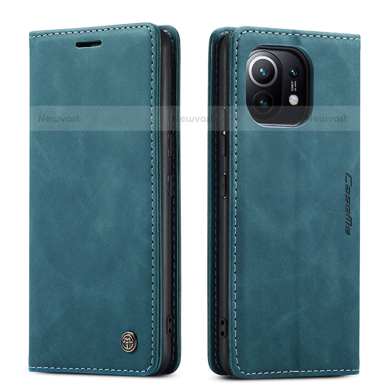 Leather Case Stands Flip Cover T04 Holder for Xiaomi Mi 11 5G