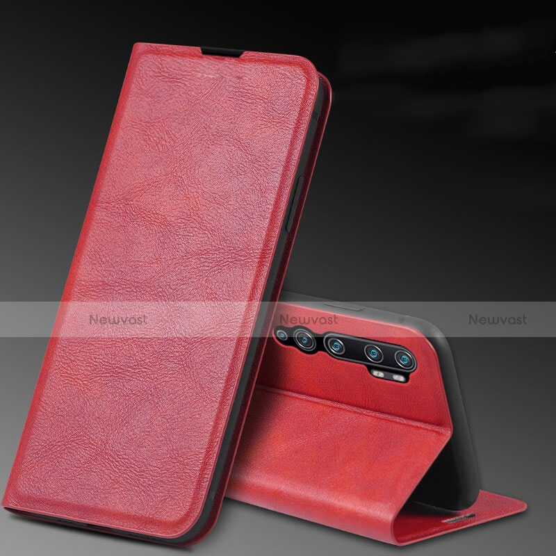 Leather Case Stands Flip Cover T04 Holder for Xiaomi Mi Note 10