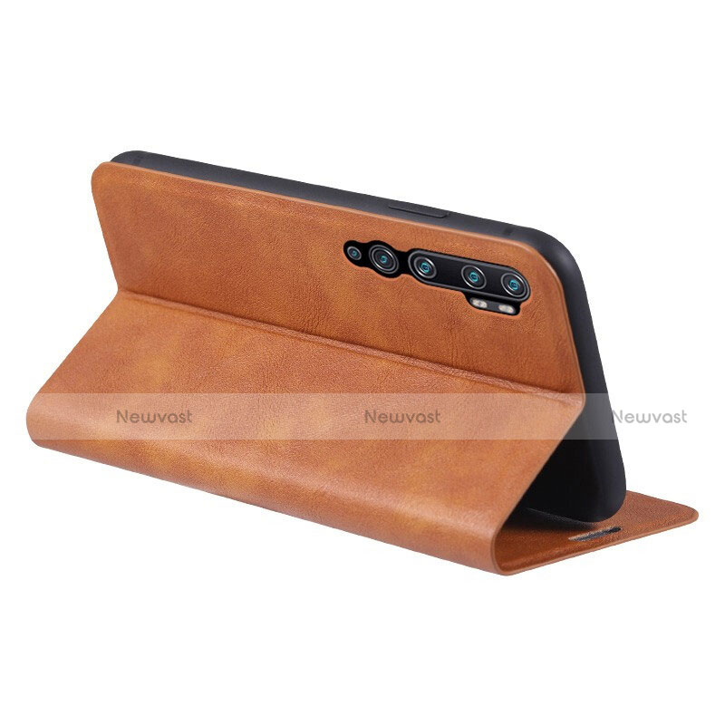 Leather Case Stands Flip Cover T04 Holder for Xiaomi Mi Note 10