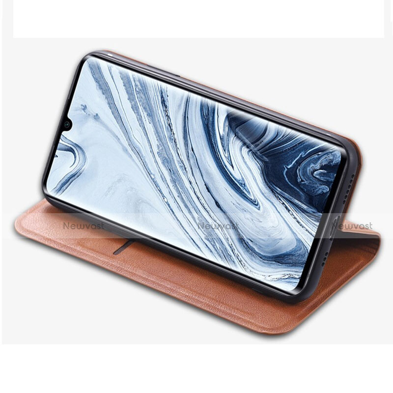 Leather Case Stands Flip Cover T04 Holder for Xiaomi Mi Note 10
