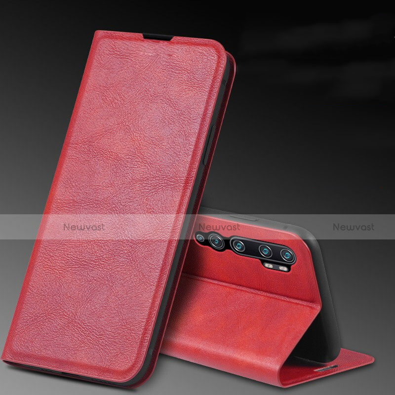 Leather Case Stands Flip Cover T04 Holder for Xiaomi Mi Note 10 Pro