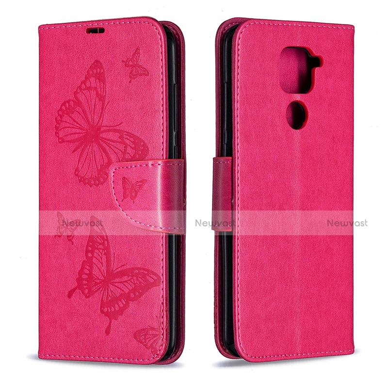 Leather Case Stands Flip Cover T04 Holder for Xiaomi Redmi 10X 4G