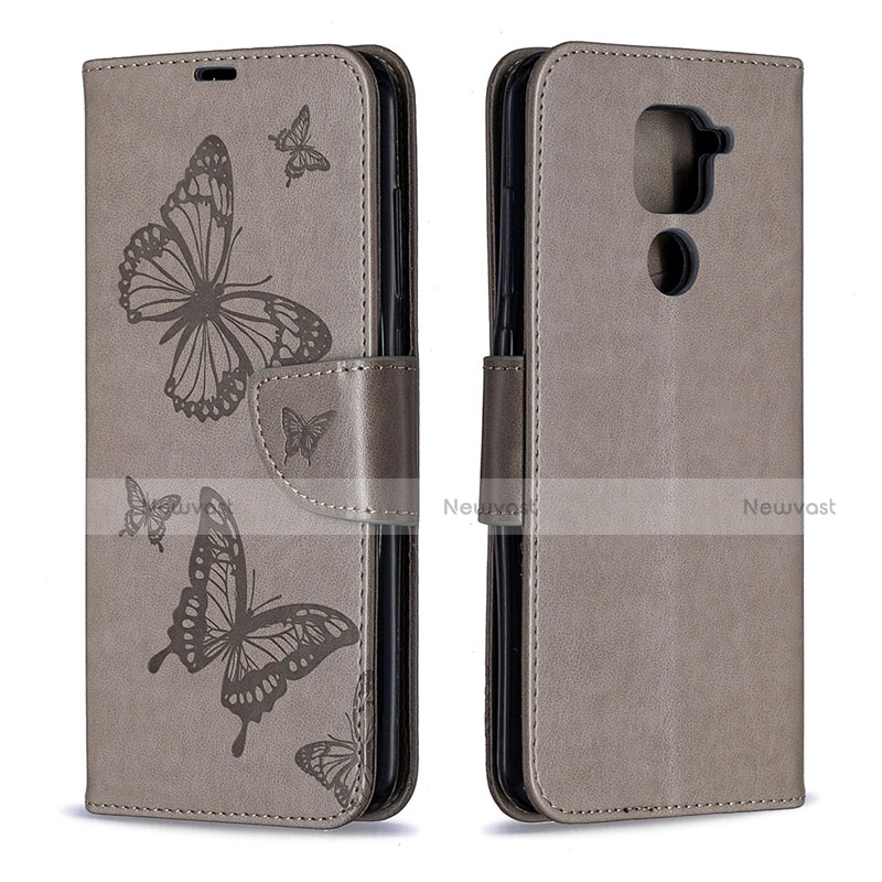 Leather Case Stands Flip Cover T04 Holder for Xiaomi Redmi 10X 4G