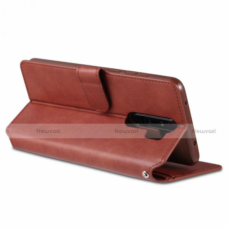 Leather Case Stands Flip Cover T04 Holder for Xiaomi Redmi Note 8 Pro