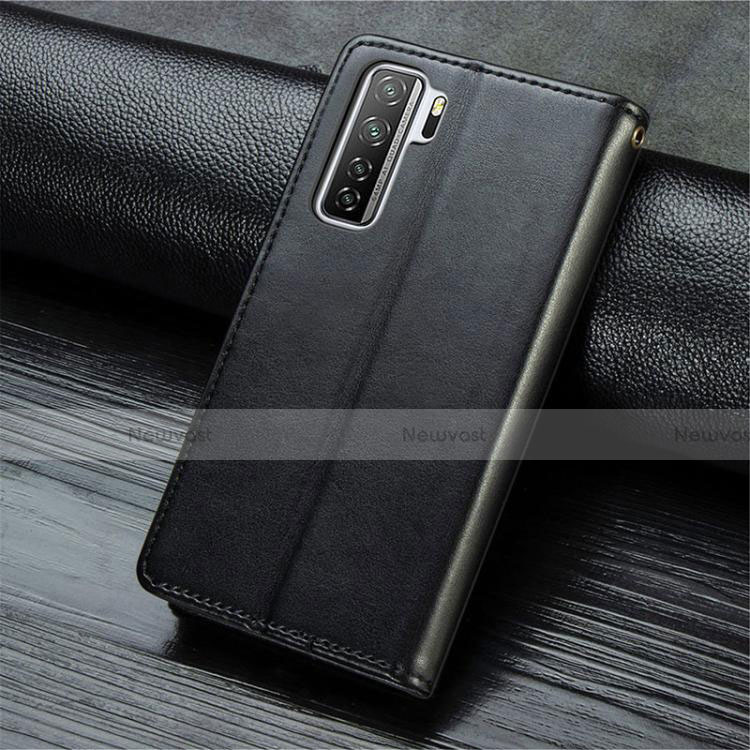 Leather Case Stands Flip Cover T05 Holder for Huawei Nova 7 SE 5G