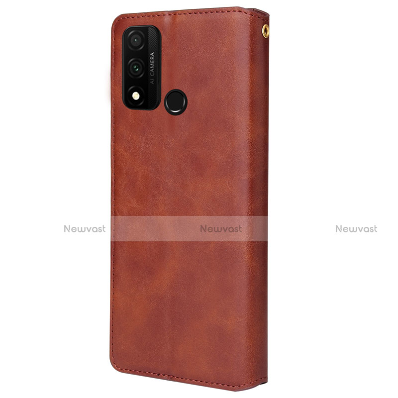 Leather Case Stands Flip Cover T05 Holder for Huawei P Smart (2020)