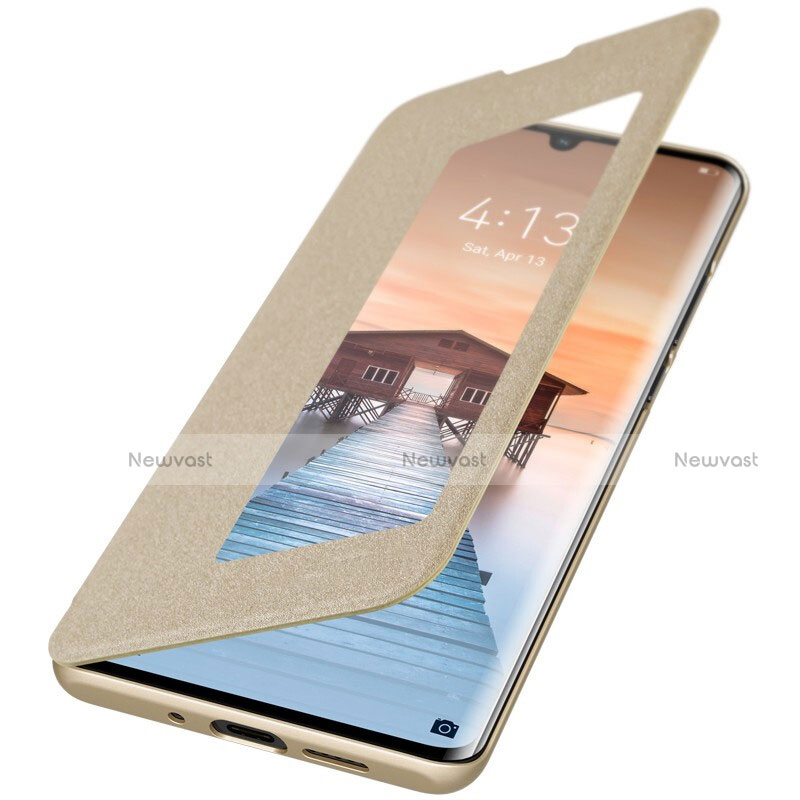 Leather Case Stands Flip Cover T05 Holder for Huawei P30 Pro