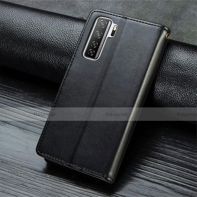 Leather Case Stands Flip Cover T05 Holder for Huawei P40 Lite 5G