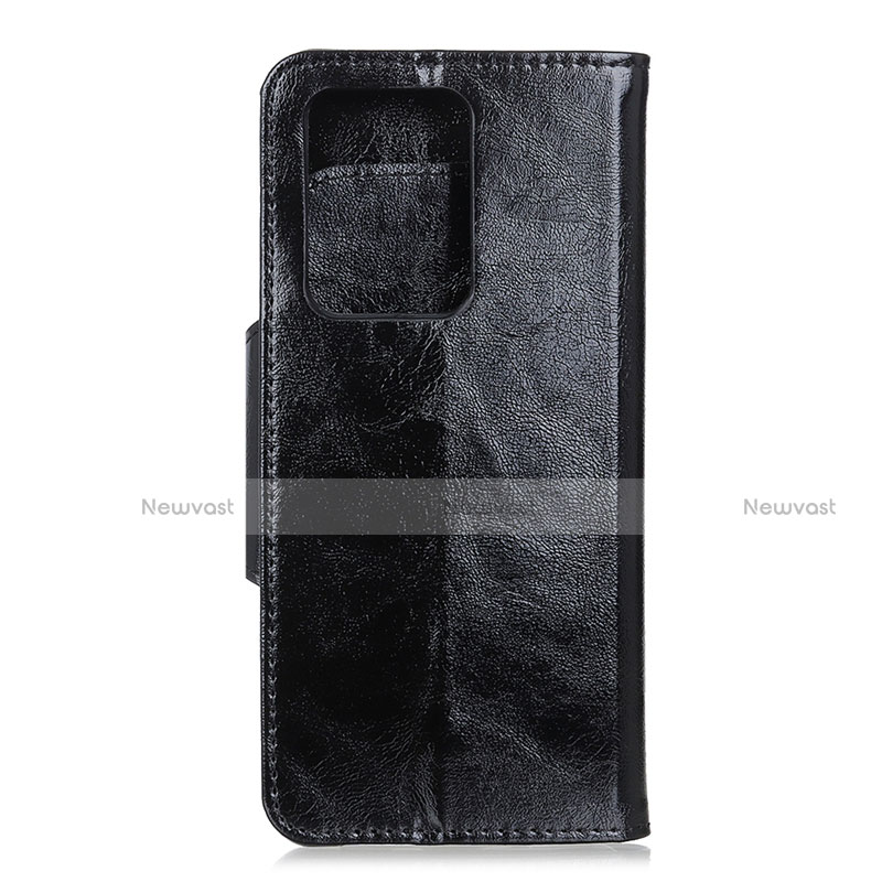 Leather Case Stands Flip Cover T05 Holder for Huawei P40 Pro+ Plus Black