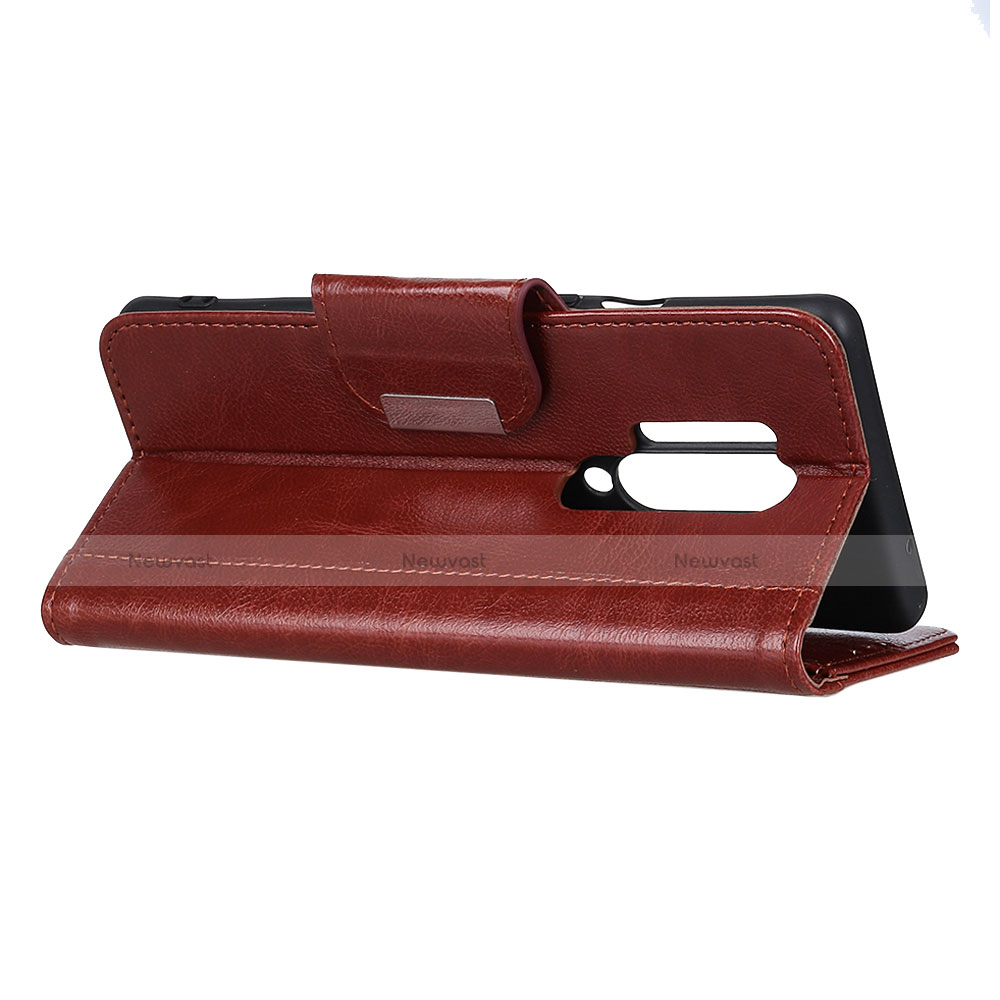 Leather Case Stands Flip Cover T05 Holder for OnePlus 8 Pro