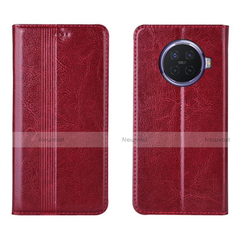 Leather Case Stands Flip Cover T05 Holder for Oppo Ace2 Red