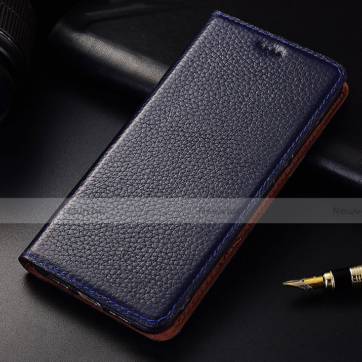 Leather Case Stands Flip Cover T05 Holder for Samsung Galaxy A90 4G
