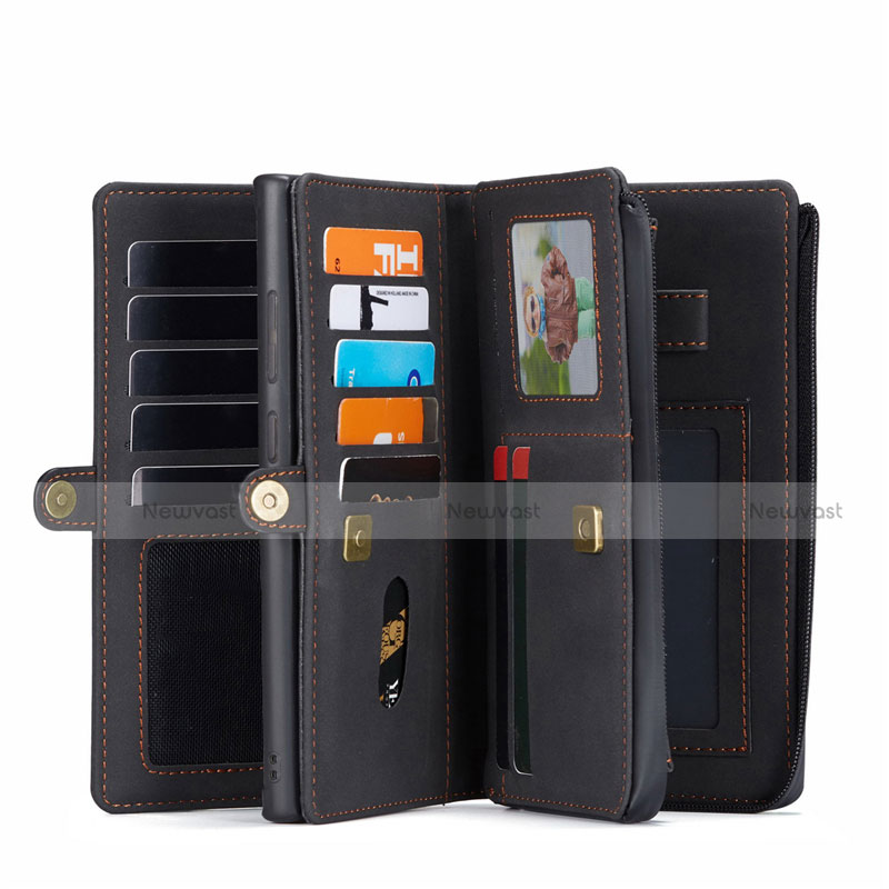 Leather Case Stands Flip Cover T05 Holder for Samsung Galaxy Note 20 5G