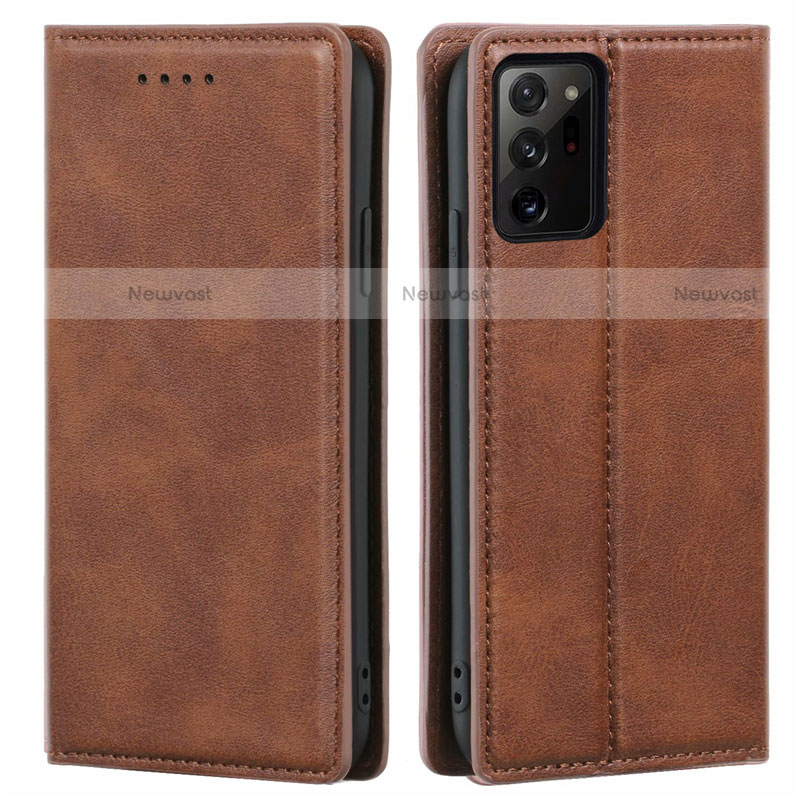 Leather Case Stands Flip Cover T05 Holder for Samsung Galaxy Note 20 Ultra 5G