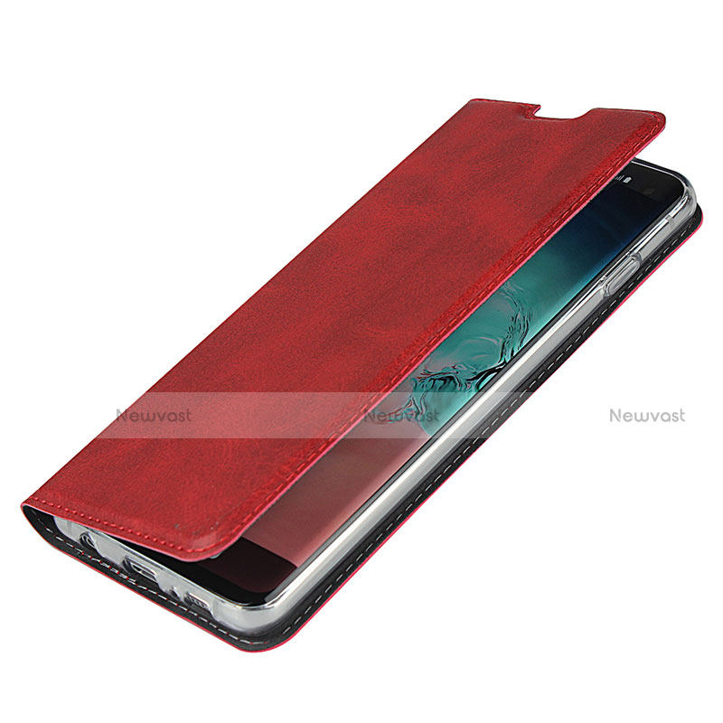 Leather Case Stands Flip Cover T05 Holder for Samsung Galaxy S10 5G