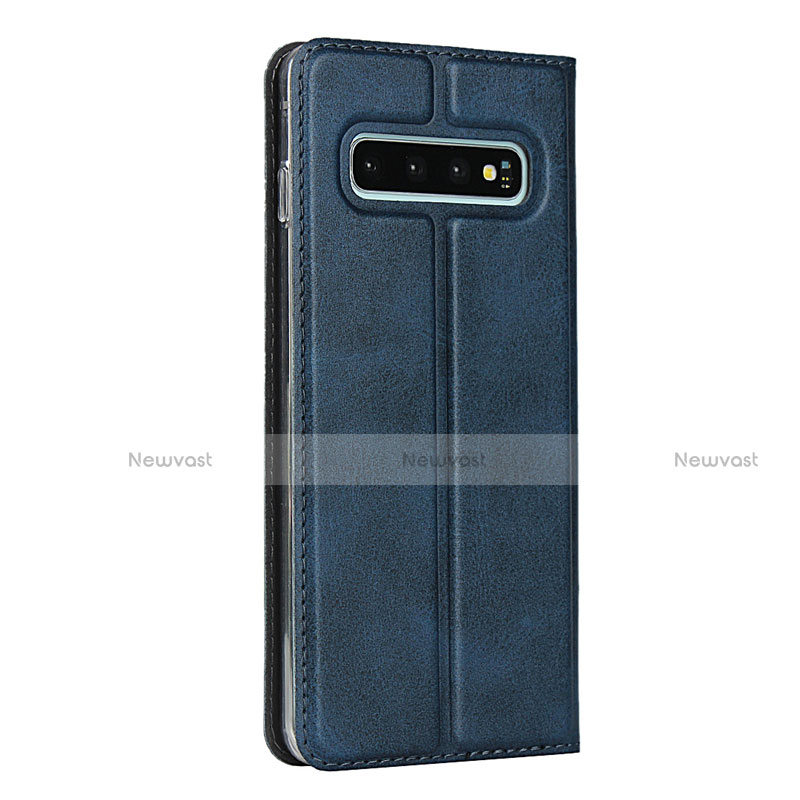Leather Case Stands Flip Cover T05 Holder for Samsung Galaxy S10
