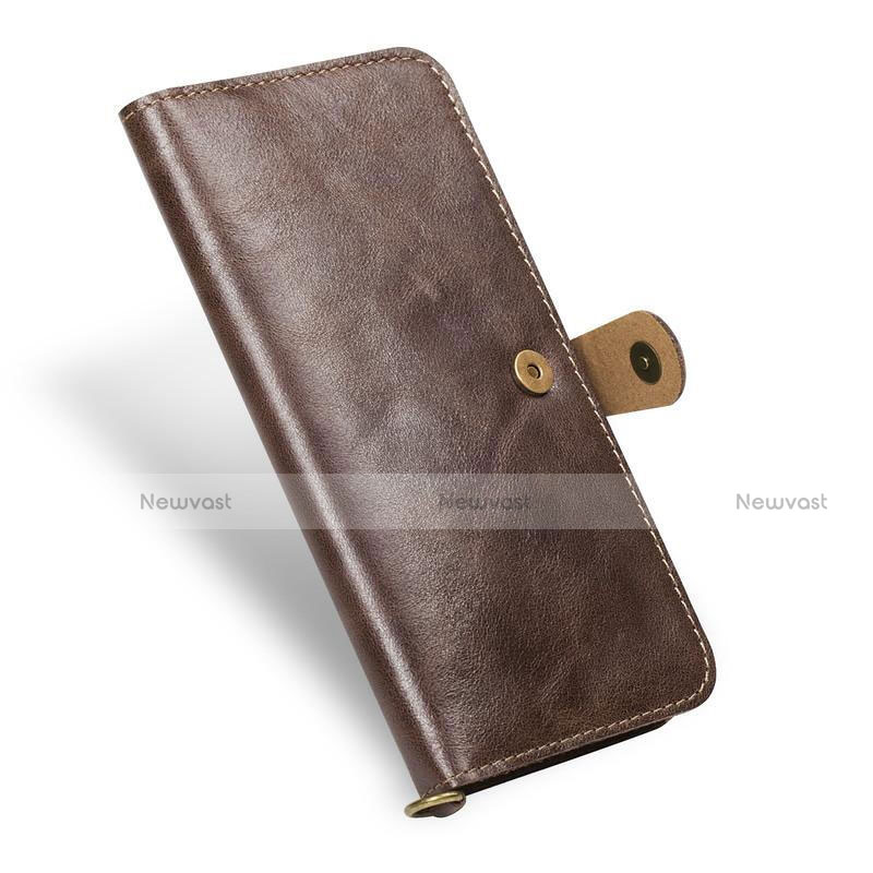 Leather Case Stands Flip Cover T05 Holder for Samsung Galaxy S10 Plus