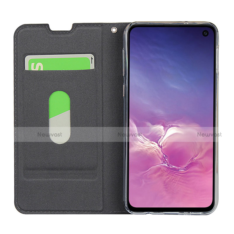 Leather Case Stands Flip Cover T05 Holder for Samsung Galaxy S10e