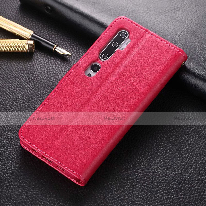 Leather Case Stands Flip Cover T05 Holder for Xiaomi Mi Note 10 Pro