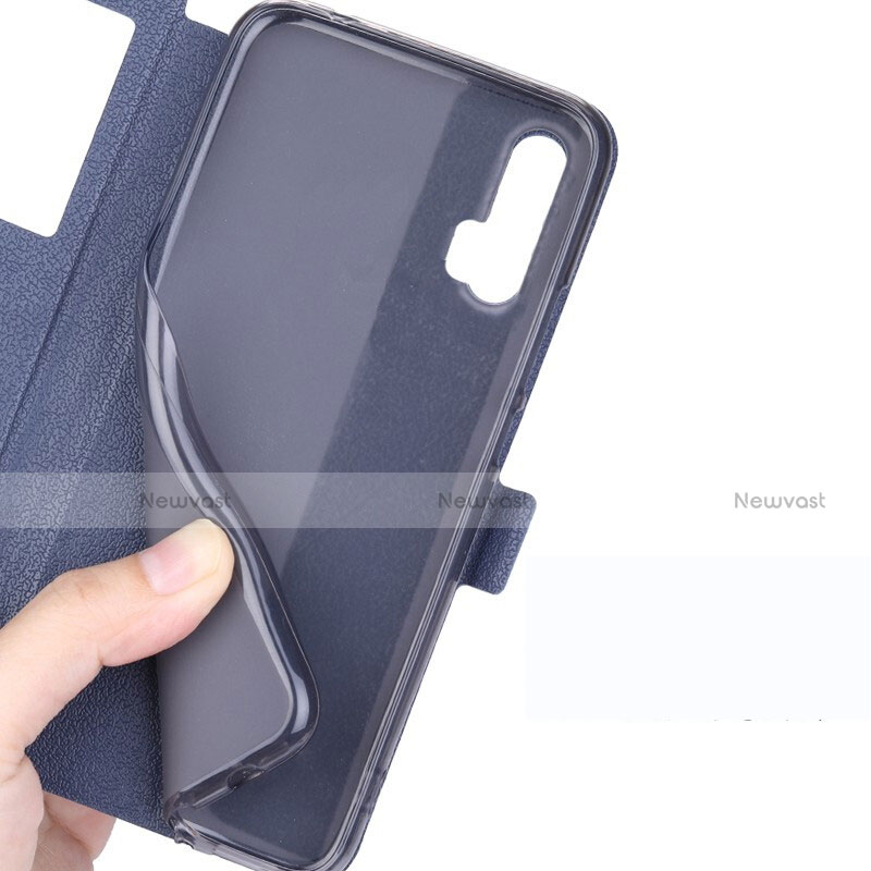 Leather Case Stands Flip Cover T06 Holder for Huawei Honor 20 Pro