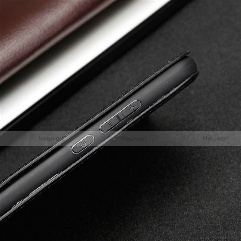 Leather Case Stands Flip Cover T06 Holder for Huawei Mate 20 Lite