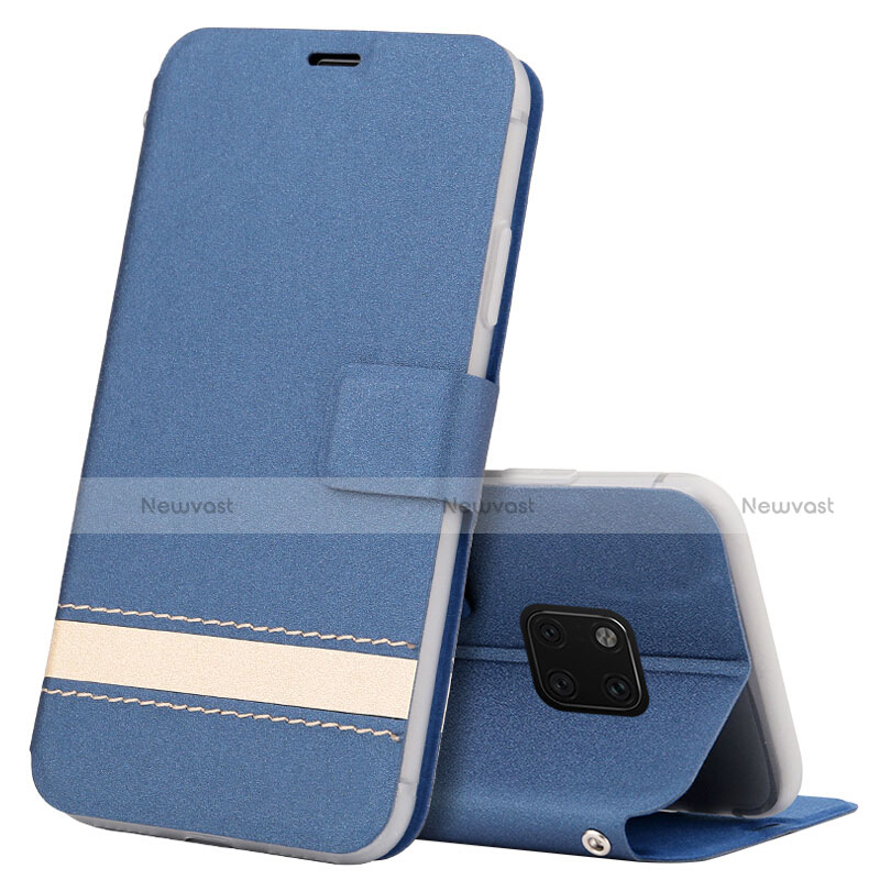 Leather Case Stands Flip Cover T06 Holder for Huawei Mate 20 Pro