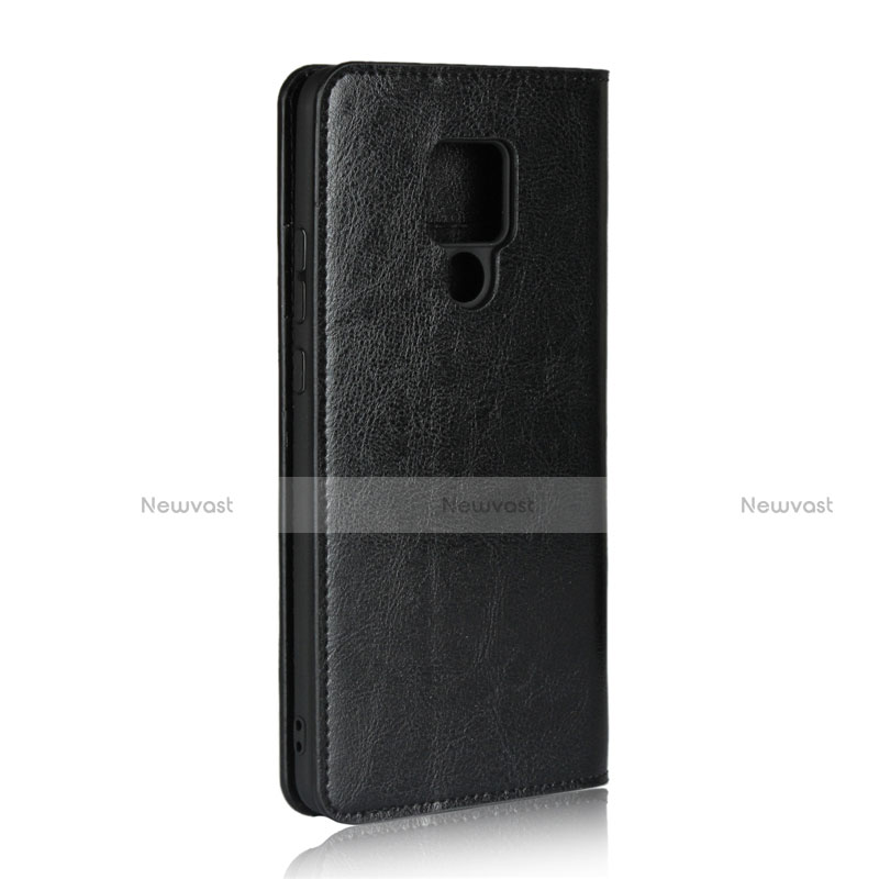 Leather Case Stands Flip Cover T06 Holder for Huawei Mate 20 X 5G Black