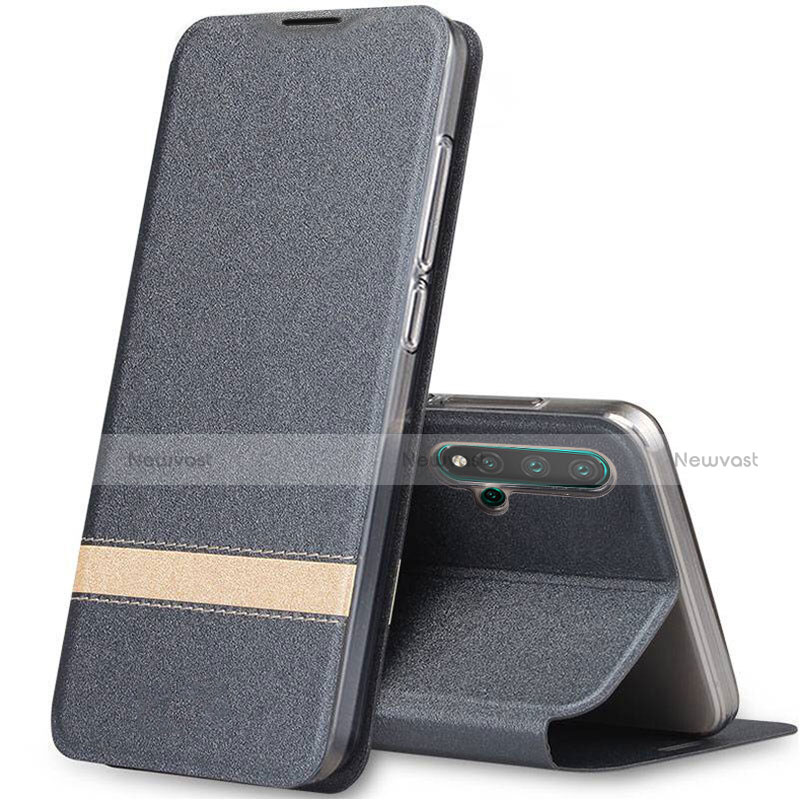 Leather Case Stands Flip Cover T06 Holder for Huawei Nova 5 Pro