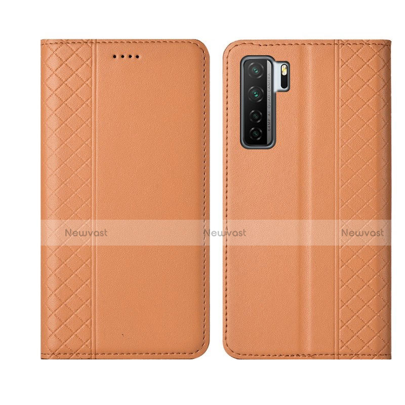 Leather Case Stands Flip Cover T06 Holder for Huawei Nova 7 SE 5G