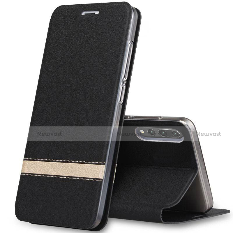 Leather Case Stands Flip Cover T06 Holder for Huawei P20 Pro