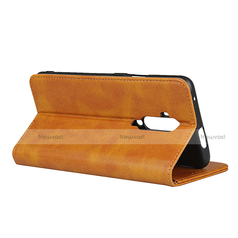 Leather Case Stands Flip Cover T06 Holder for OnePlus 7T Pro