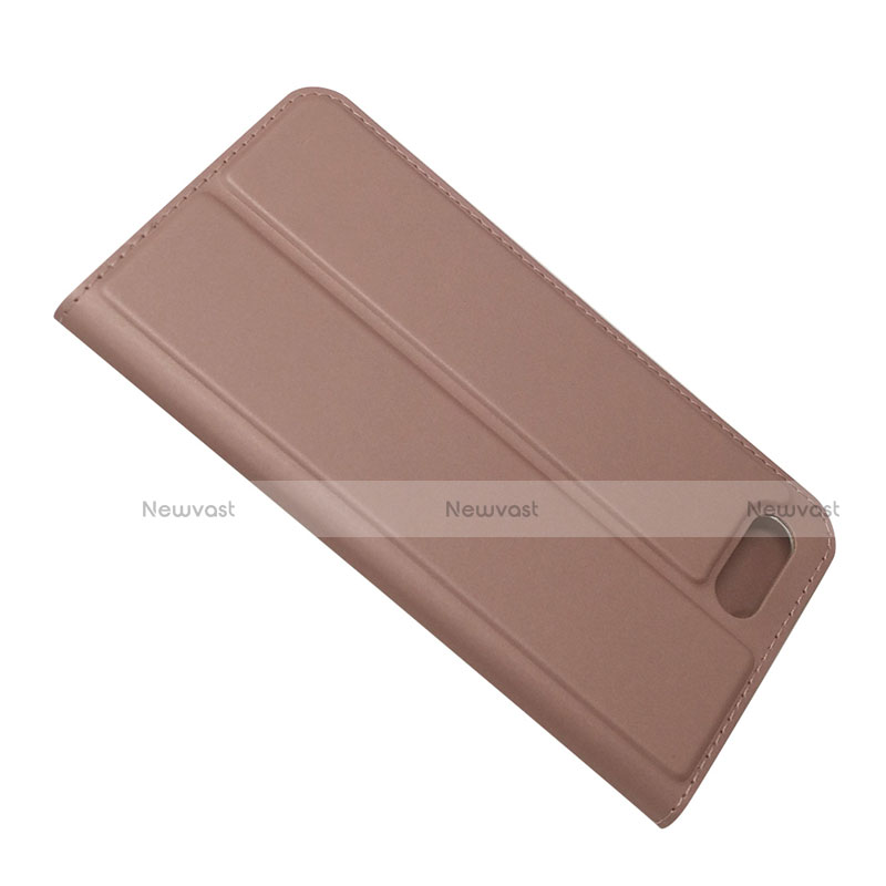Leather Case Stands Flip Cover T06 Holder for Oppo R17 Neo