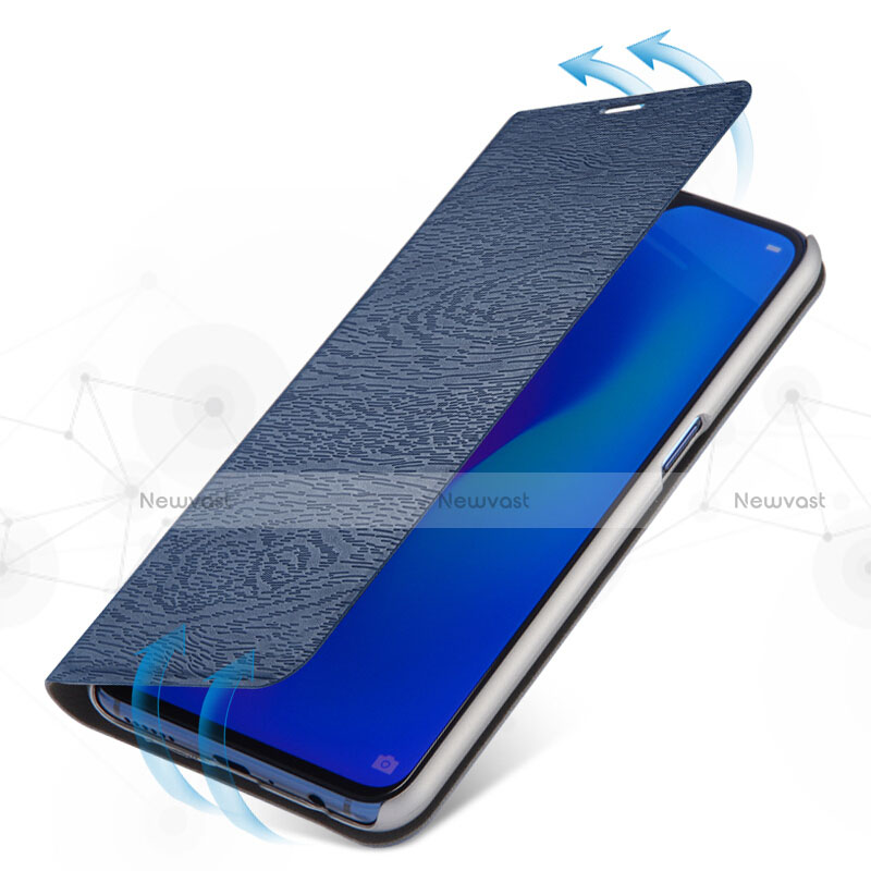 Leather Case Stands Flip Cover T06 Holder for Oppo R17 Pro