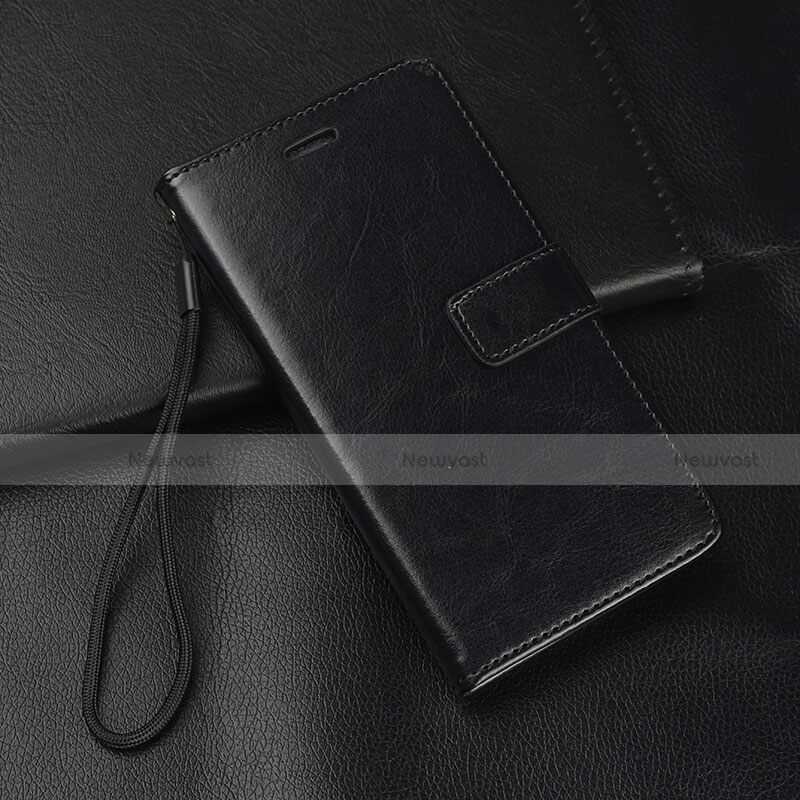 Leather Case Stands Flip Cover T06 Holder for Xiaomi Mi 9T Pro Black