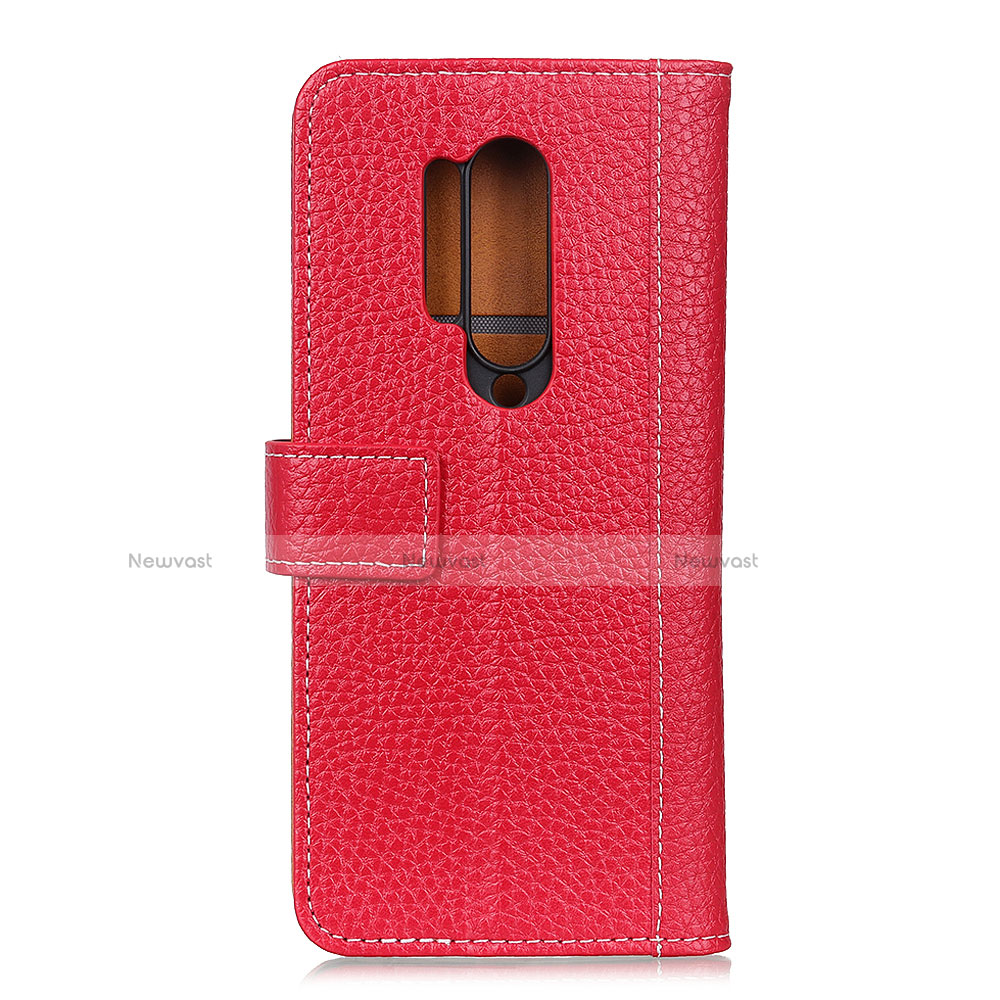 Leather Case Stands Flip Cover T07 Holder for OnePlus 8 Pro