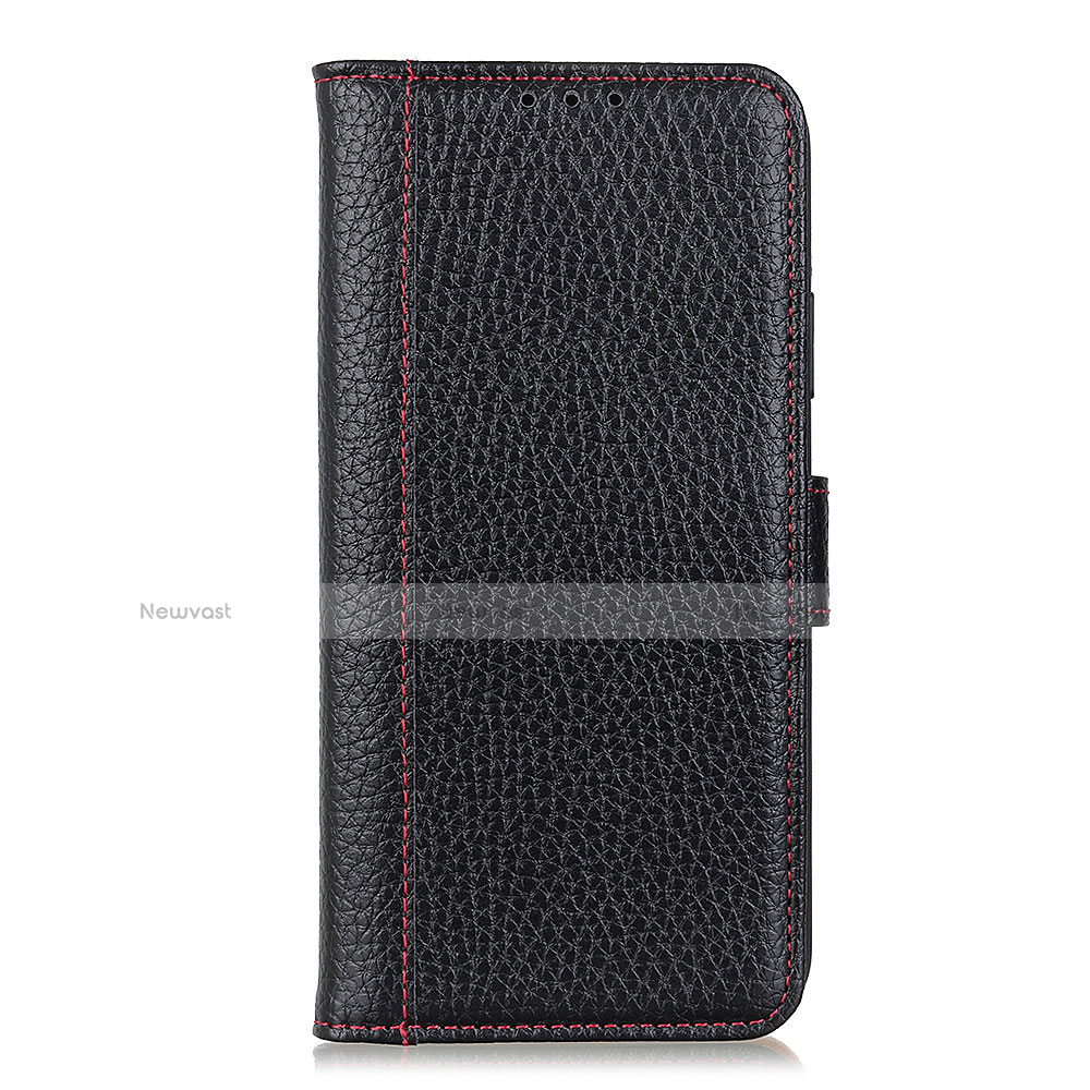 Leather Case Stands Flip Cover T07 Holder for OnePlus 8 Pro Black