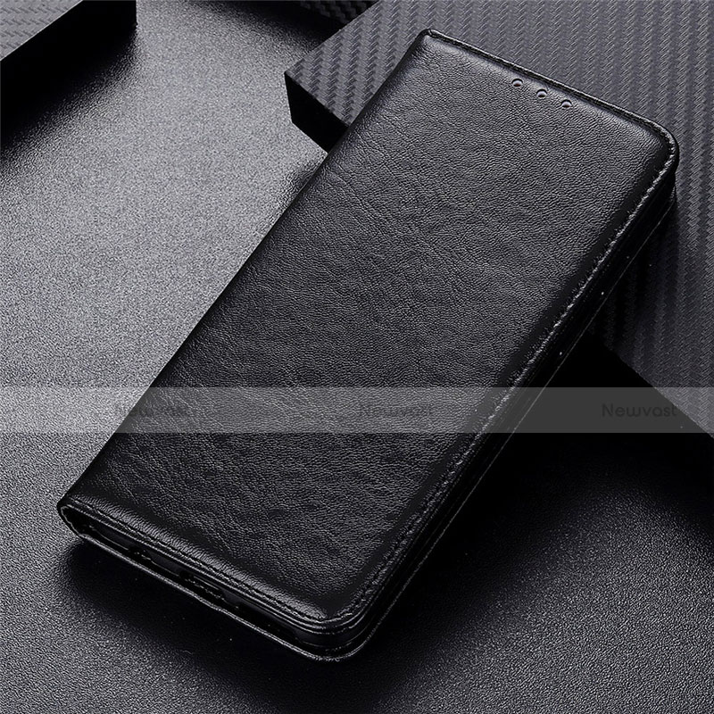 Leather Case Stands Flip Cover T07 Holder for Oppo K7 5G Black